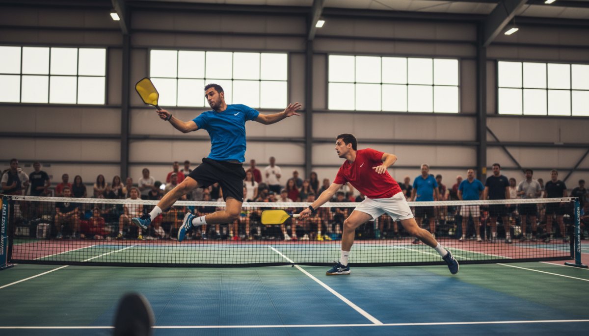 ピックルボール競技大会の様子とパドル選択