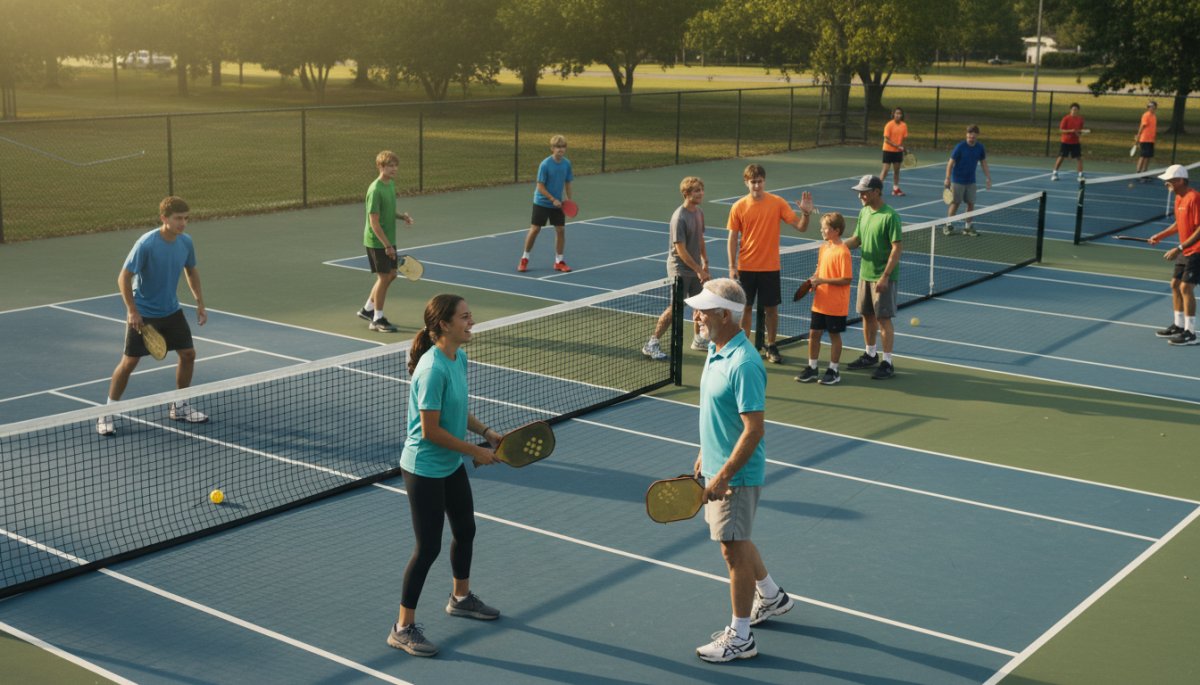年齢別カテゴリーのピックルボール大会