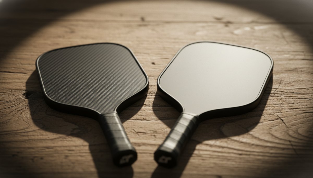 カーボンファイバーとグラファイト素材のパドル比較