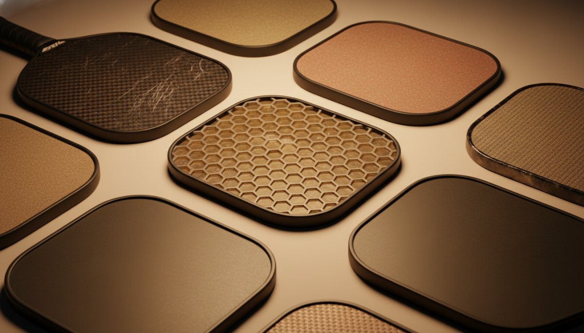 ピックルボールパドルの技術比較イメージ