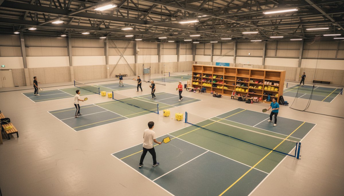 関東のピックルボール施設の内観