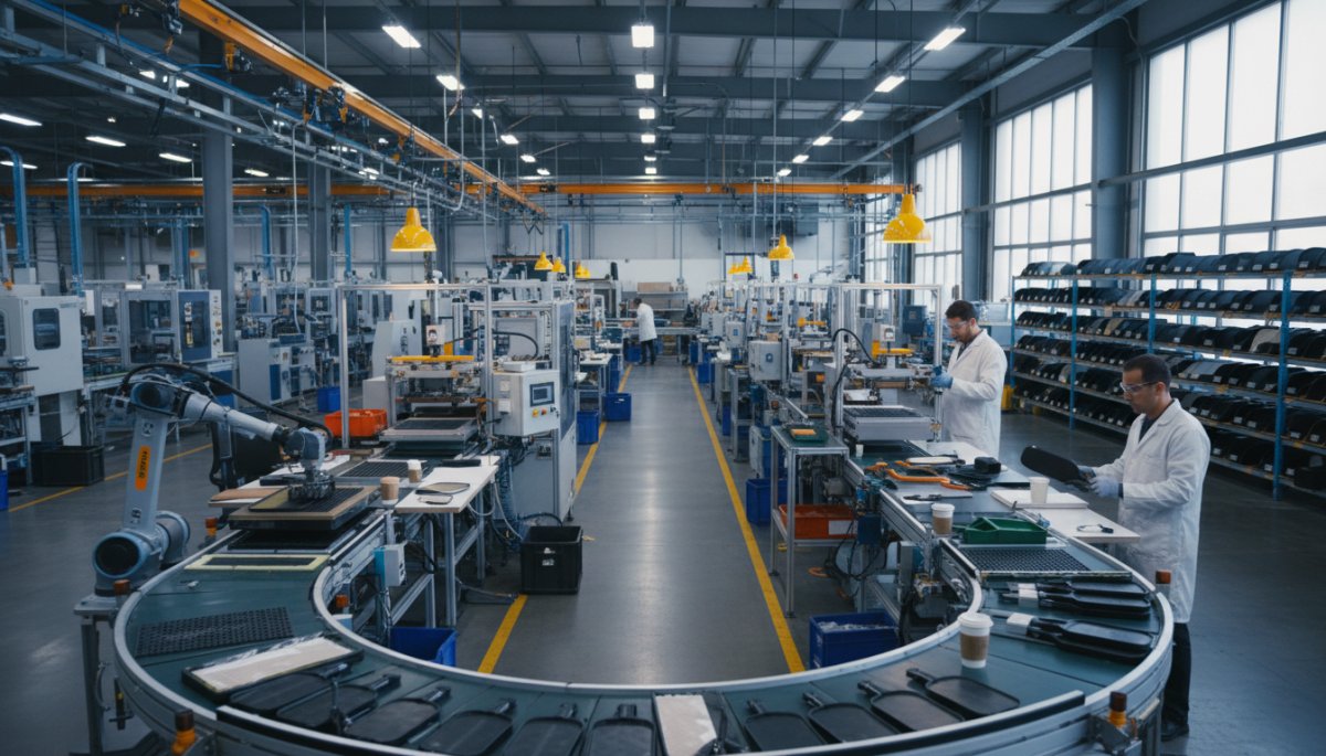 ピックルボールパドルの製造工程