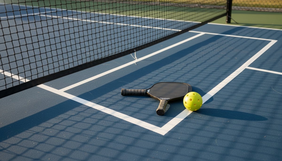 ピックルボールコートのキッチンエリア