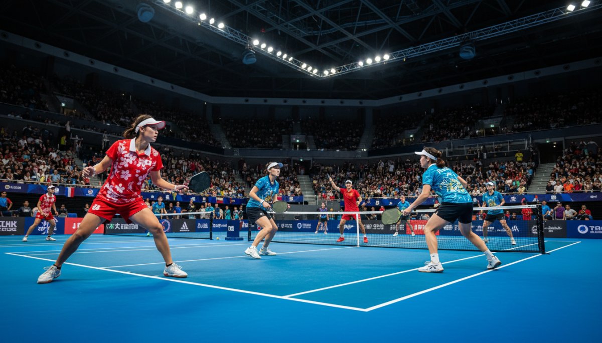 アジア地域のピックルボール大会の様子