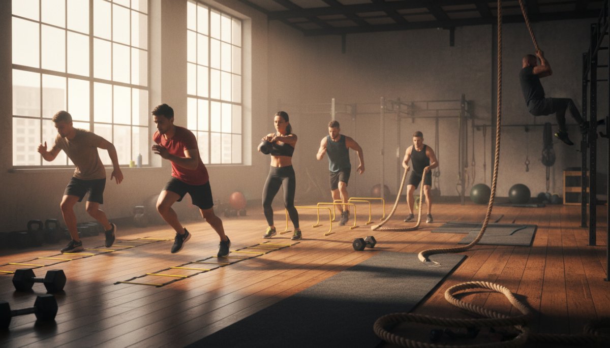 体力トレーニングの様子