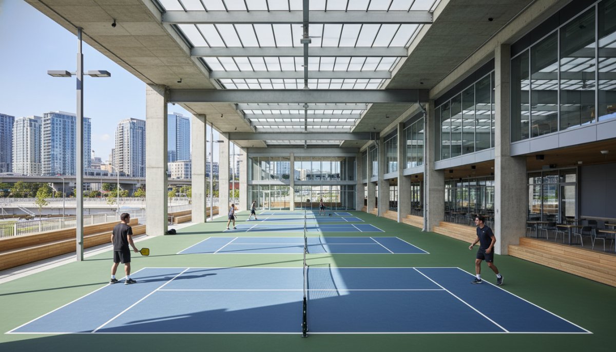 世界各国で普及が進むピックルボールのコート施設