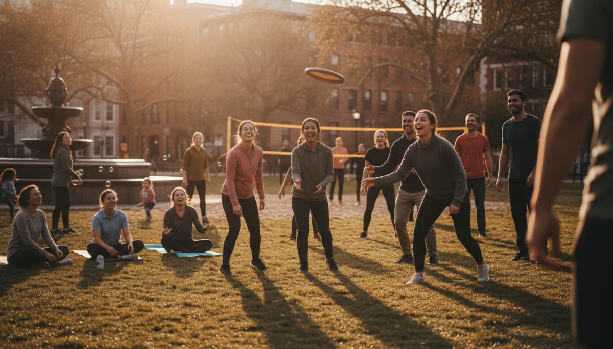 多世代が楽しむピックルボールの魅力を表現したイメージ