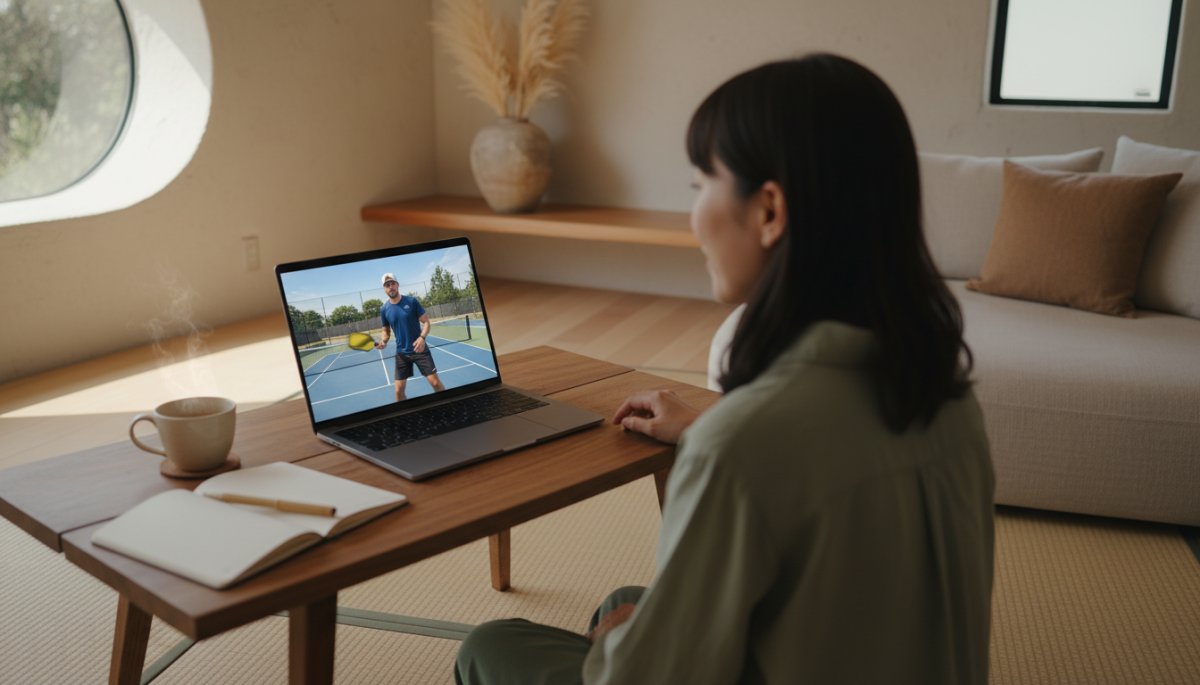 ピックルボールのオンラインレッスン活用法｜自宅で上達するコツ