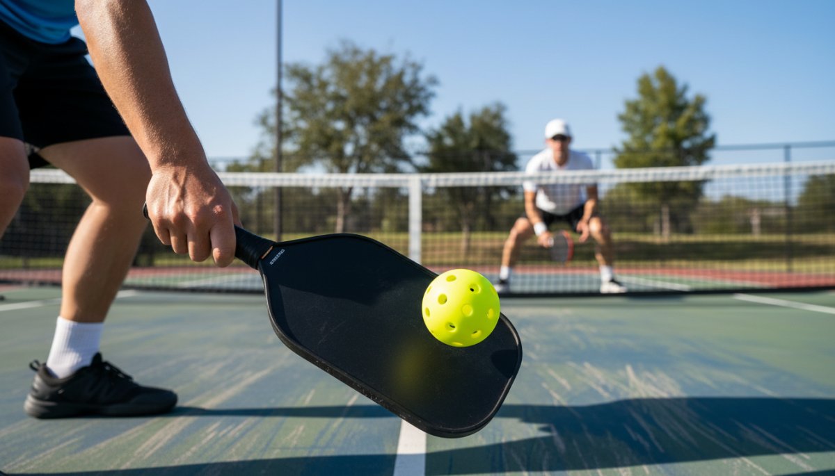 ピックルボールのディンクショット