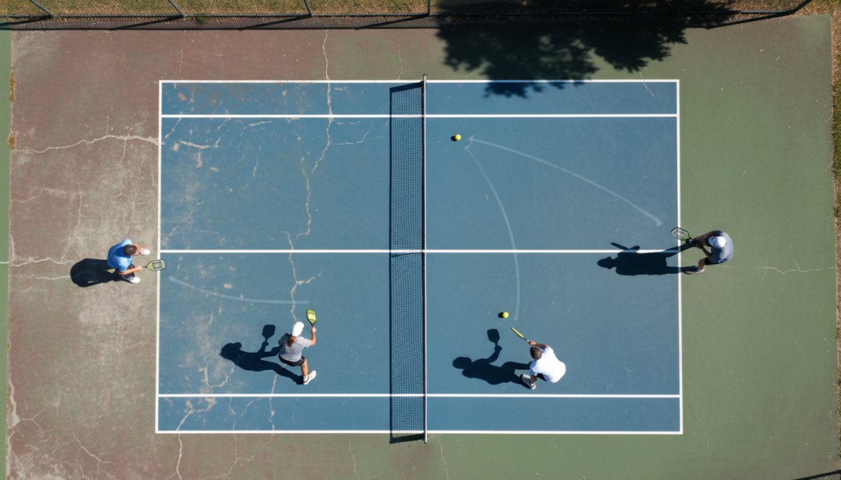 ピックルボール ディンク 戦略 コース 配球