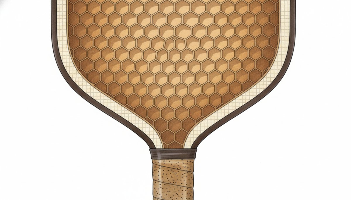 Selkirkパドルのハニカムコア技術とポリマー構造