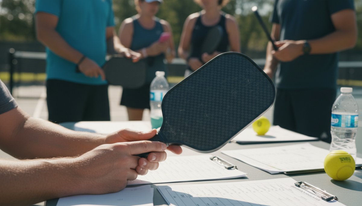 ピックルボール大会パドル規定チェック