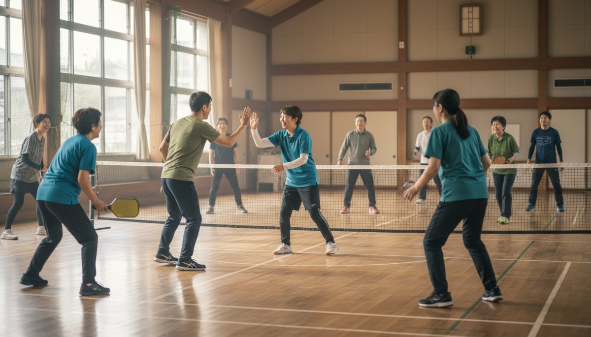 ピックルボールサークル活動の様子