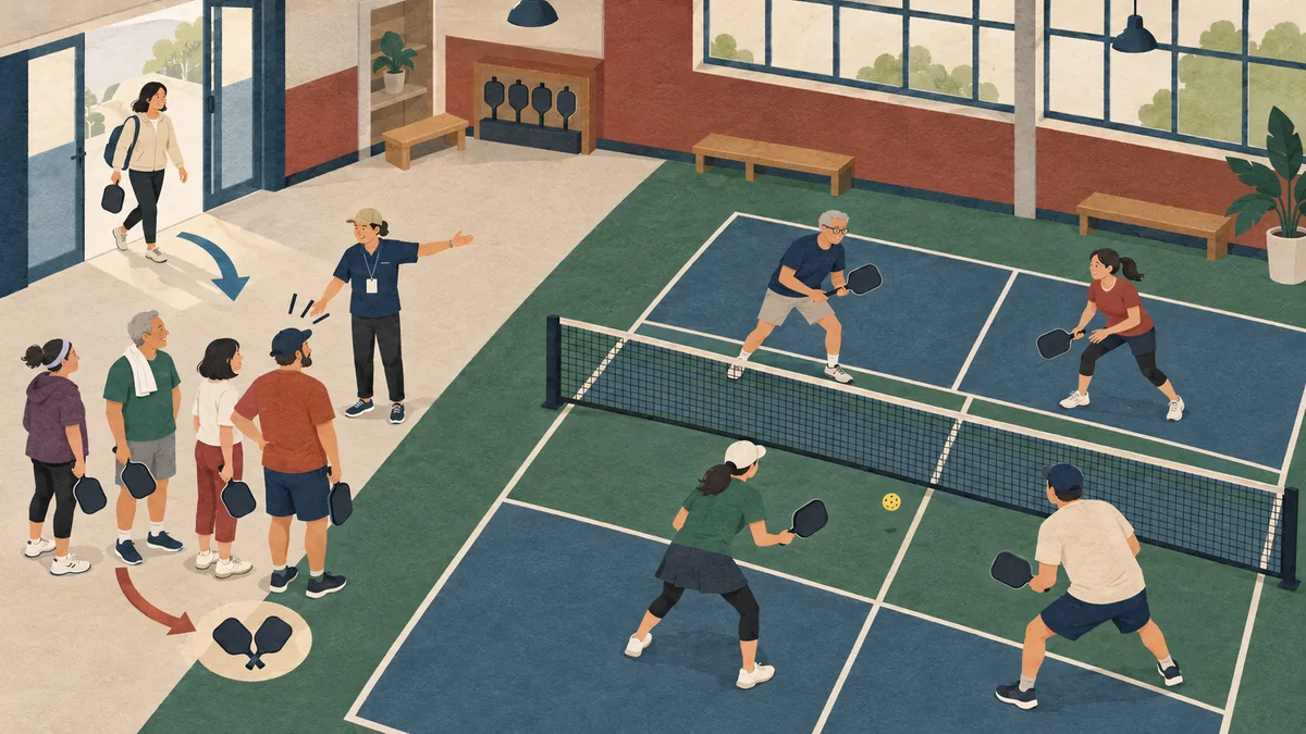 参加者をその場で組み合わせてゲームを回すオープンプレーの仕組み